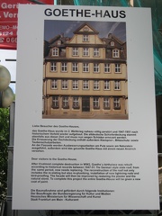 Goethe Haus Sign